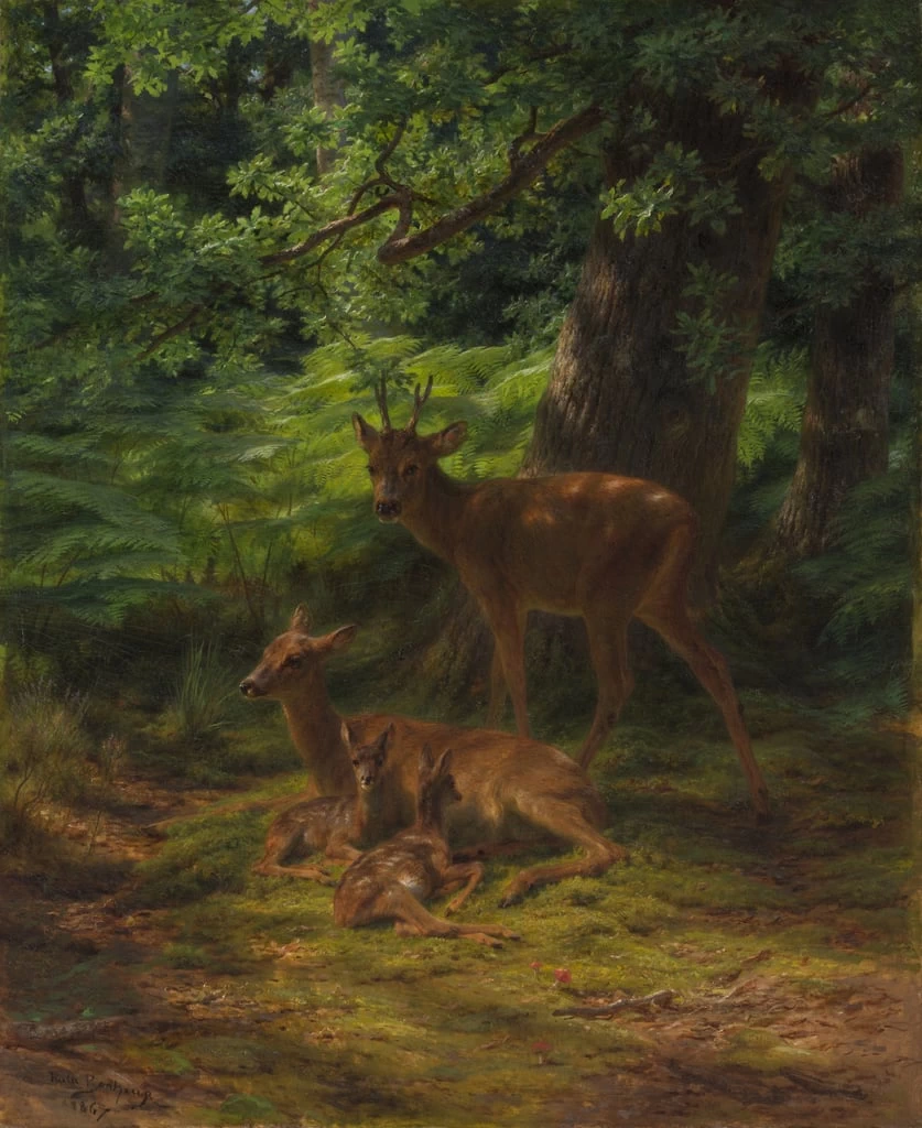 Cervo a riposo, 1867 - Detroit Institute of Arts